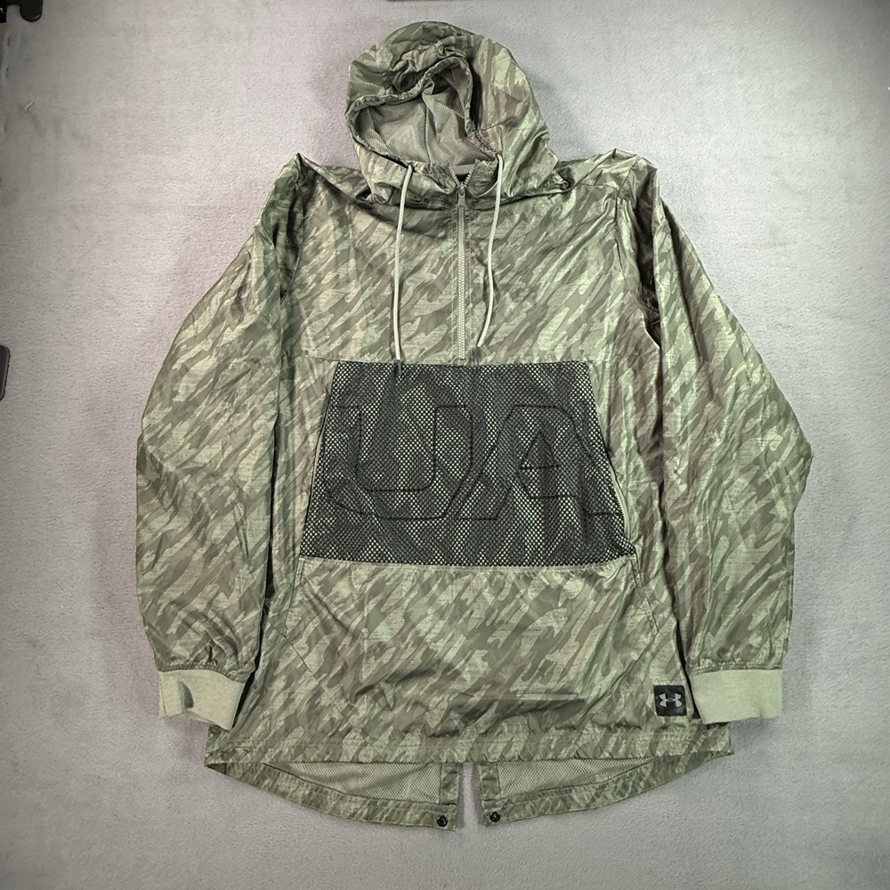 UNDER ARMOUR Jacket Mens Size M Camo Unstoppable Lightweight Windbreaker‎ Anorak